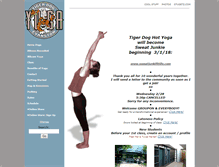 Tablet Screenshot of bikramyogaevanston.com